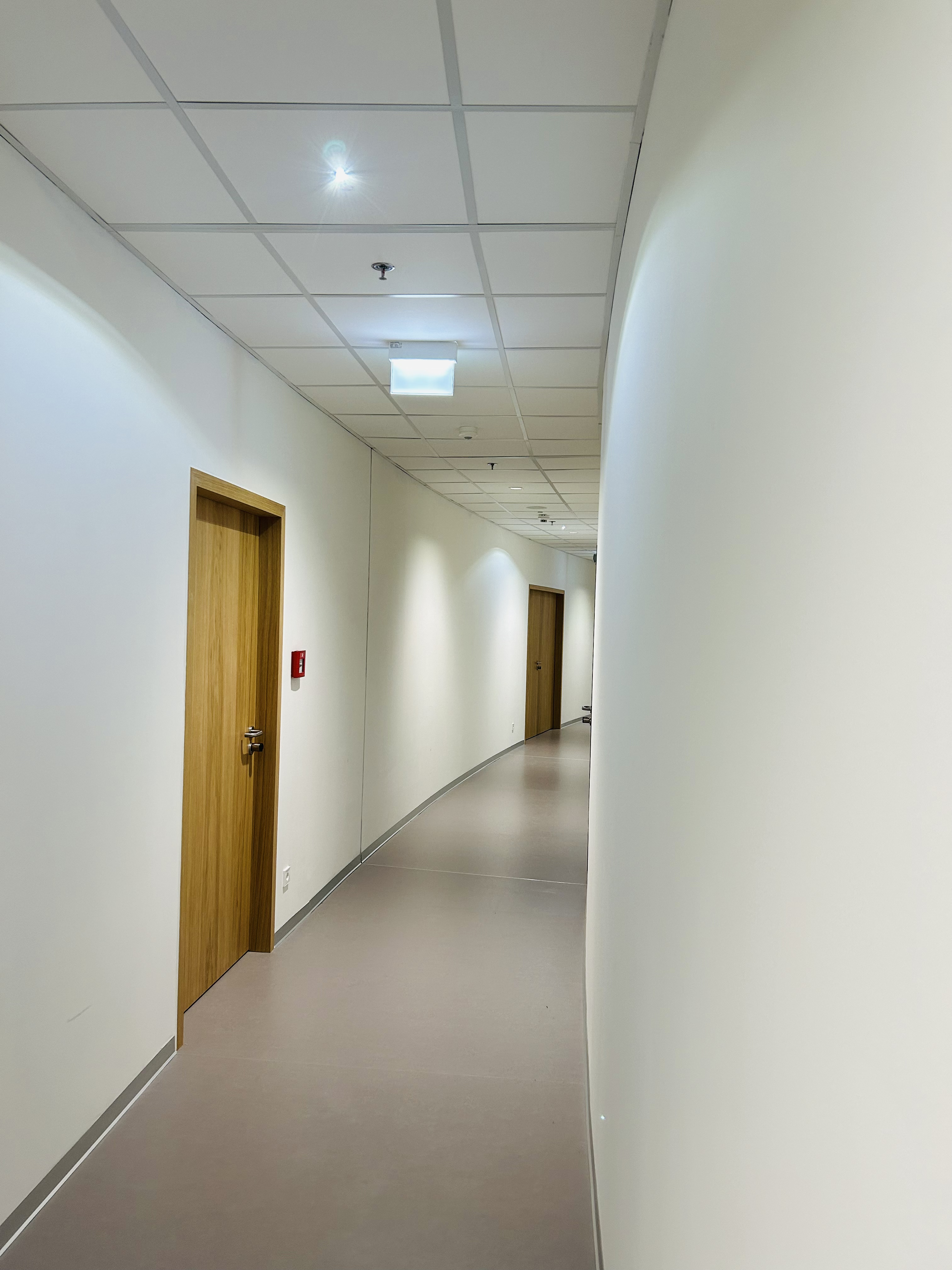 Maler- und Verputzarbeiten in einem Flur